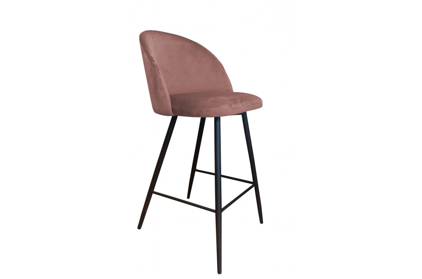 Tapicerowany hoker CELYN na metalowych nogach