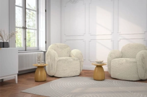 Stolik drewniany Kayani BAOBAB 34 różne kolory, wys. 34 cm 