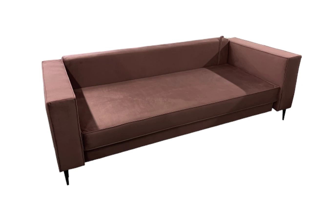 Nowoczesna sofa rozkładana GEPPI z funkcją spania i pojemnikiem na pościel / szerokość 226 cm