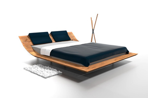 Drewniane łóżko do sypialni LEBRON