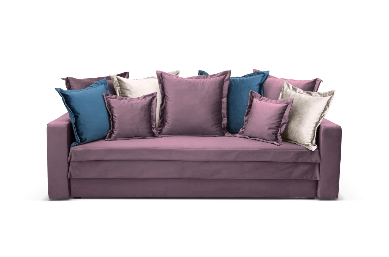 Nowoczesna sofa OCTAVIO z funkcją spania i pojemnikiem na pościel / szerokość 230 cm