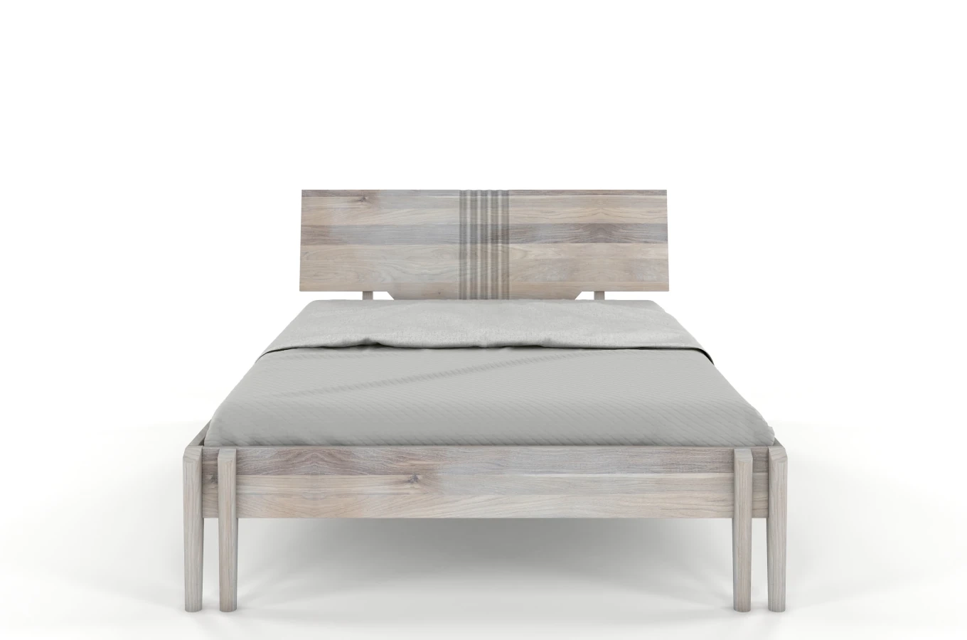 Łóżko drewniane dębowe Visby POZNAŃ / 120x200 cm, olej bielony