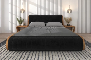 Nowoczesna drewniana szafka nocna dębowa bez szuflad Visby HARALD / olej naturalny