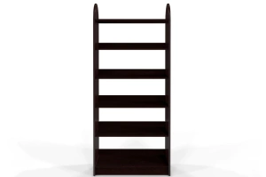 Regał drewniany sosnowy Visby KLIPPEN / szerokość 80 cm, kolor palisander