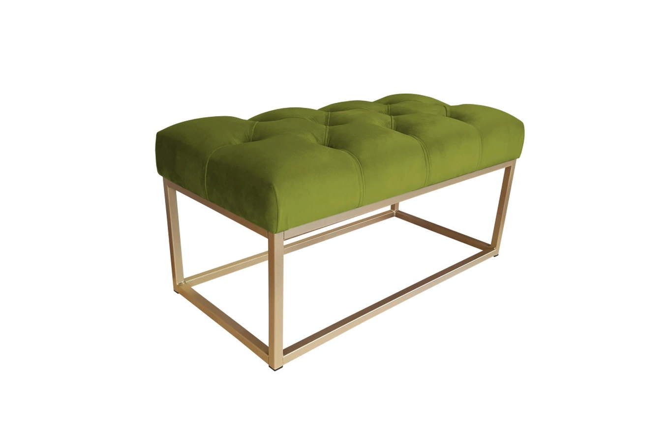 Tapicerowana ławka CITY na metalowych nogach / kolor tkaniny + podstawy do wyboru!