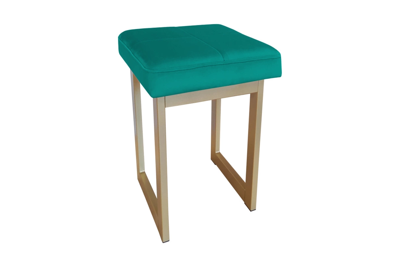 Tapicerowany taboret PRIMO na metalowych nogach / kolor tkaniny + podstawy do wyboru!