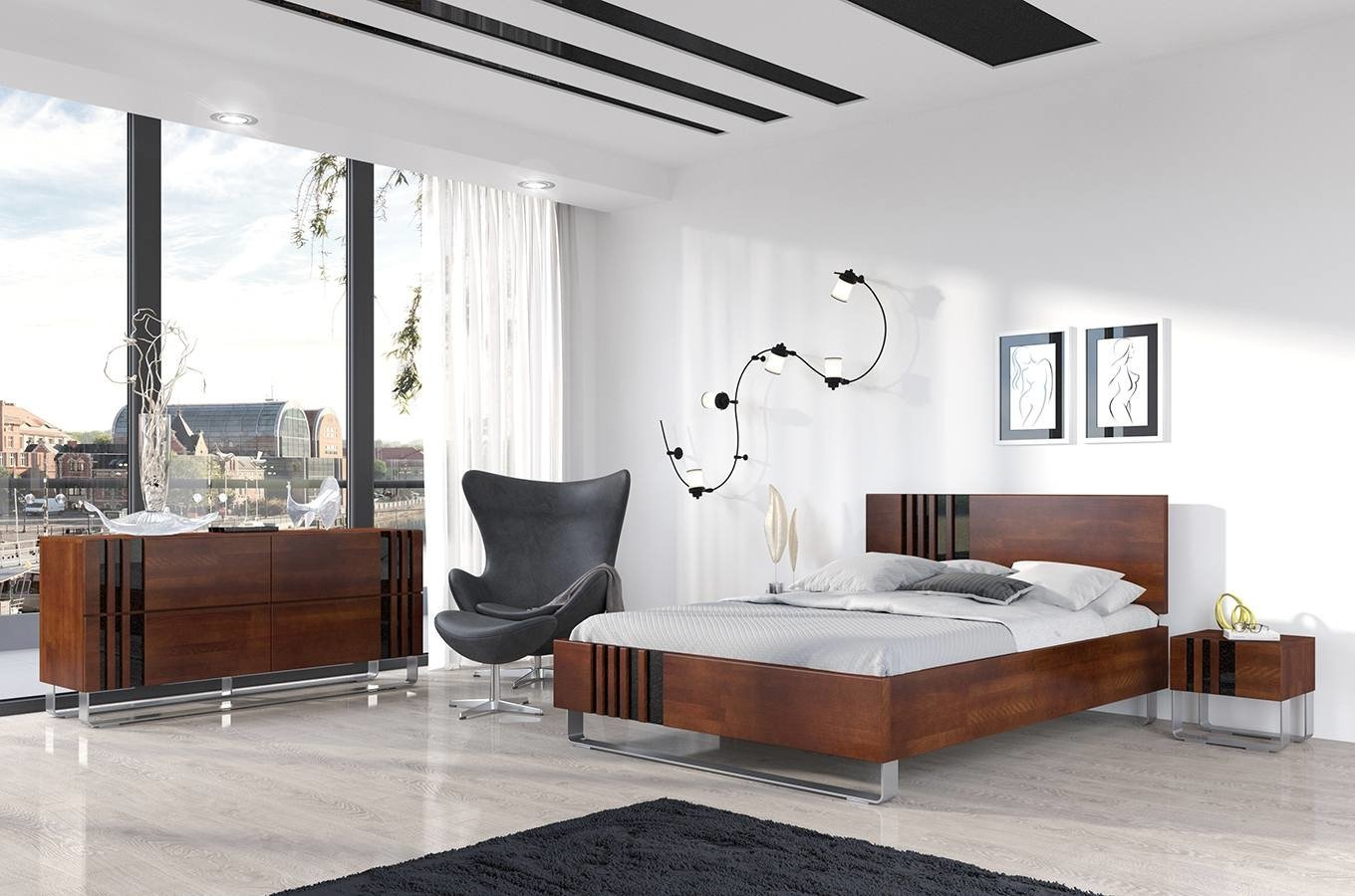 Łóżko drewniane bukowe Visby KIELCE