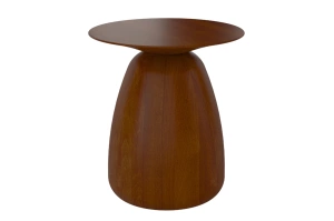 Stolik drewniany Kayani BAOBAB 34 różne kolory, wys. 34 cm / kolor orzech