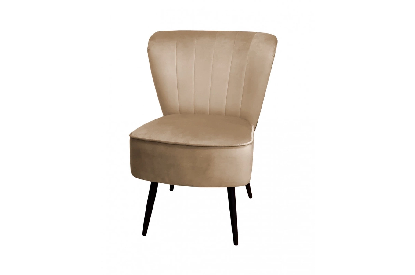 Tapicerowany fotel BOLSZEWIK na metalowych nogach