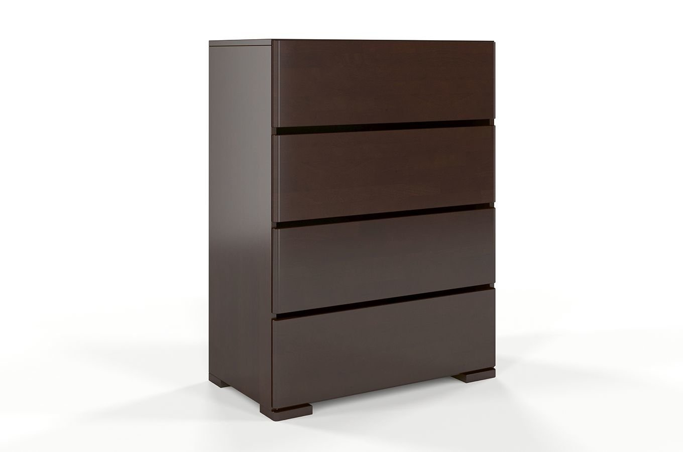 Drewniana komoda bukowa Visby Sandemo 4S80 / szer. 80 cm