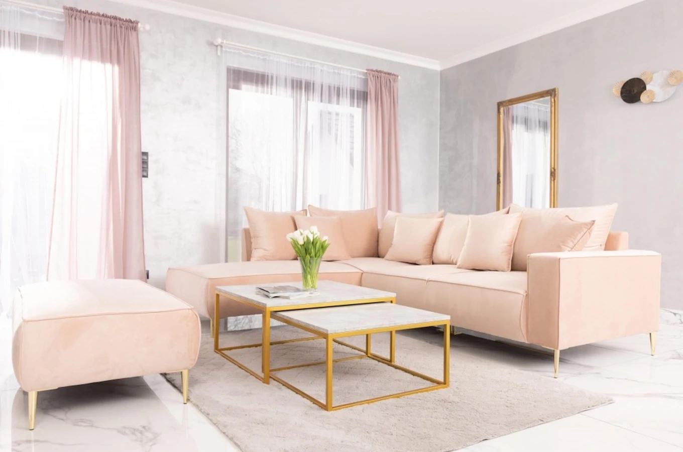 Nowoczesny narożnik VANILLA