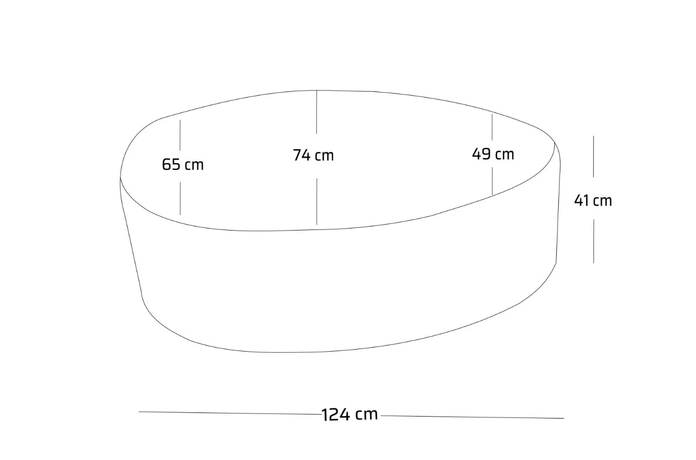 Nowoczesny puf VIVA na sprężynach