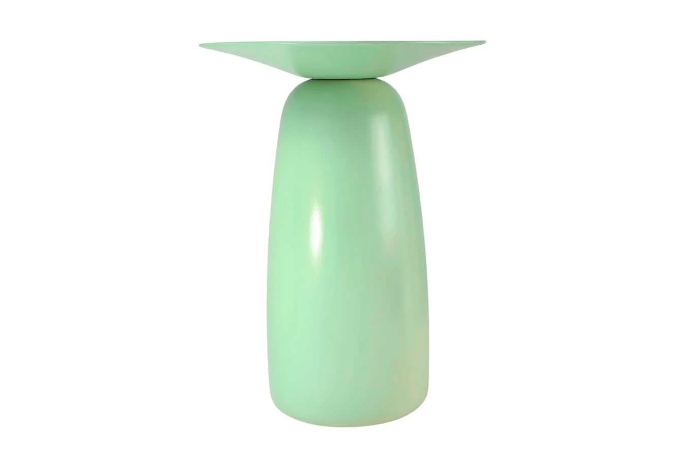 Stolik drewniany Kayani BAOBAB 44 różne kolory, wys. 44 cm / kolor pudrowa zieleń