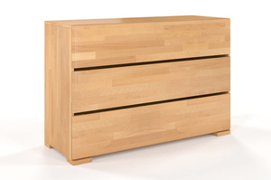 Drewniana komoda bukowa Visby Sandemo 3S / kolor naturalny