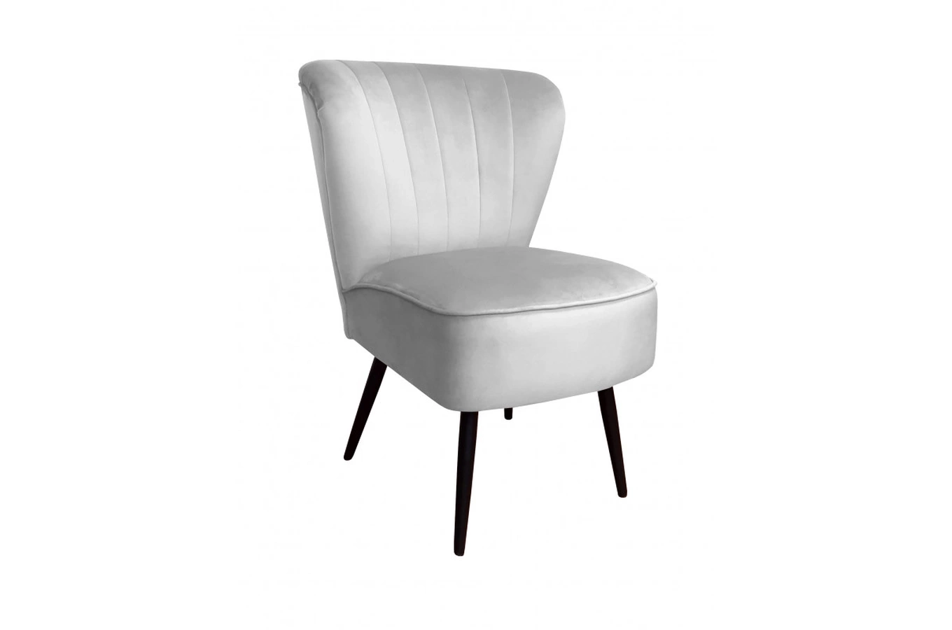 Tapicerowany fotel BOLSZEWIK na metalowych nogach