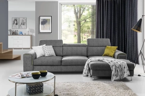 Narożnik KLEOPATRA I z funkcją spania i pojemnikiem na pościel