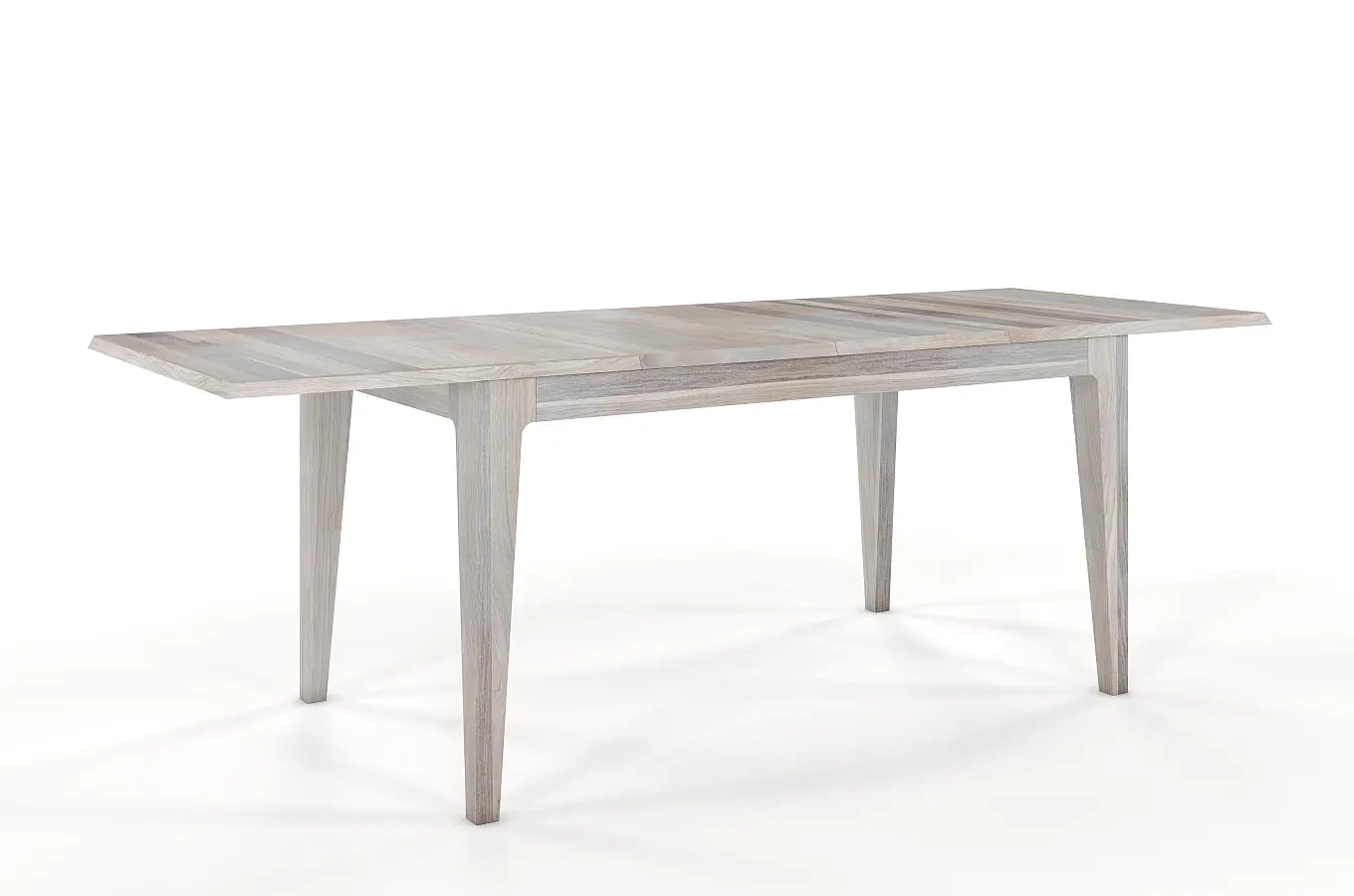 Stół drewniany dębowy rozkładany Visby CORTENA 140-220 cm / olej bielony