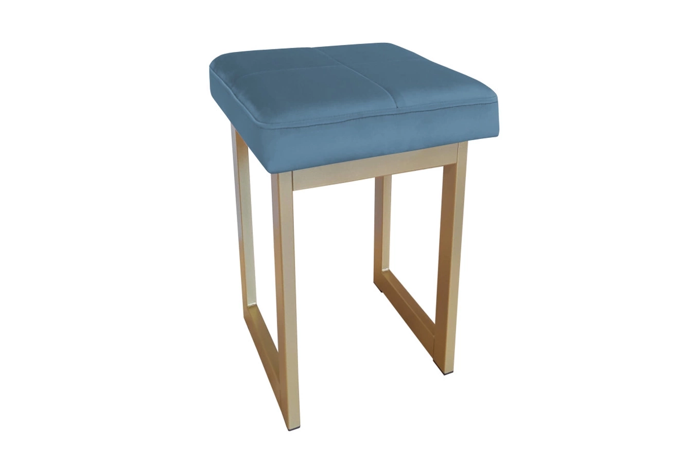 Tapicerowany taboret PRIMO na metalowych nogach / kolor tkaniny + podstawy do wyboru!