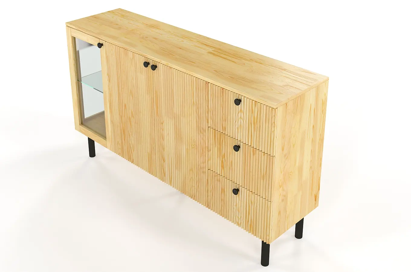 Komoda sosnowa Visby Norvik / szer. 160 cm