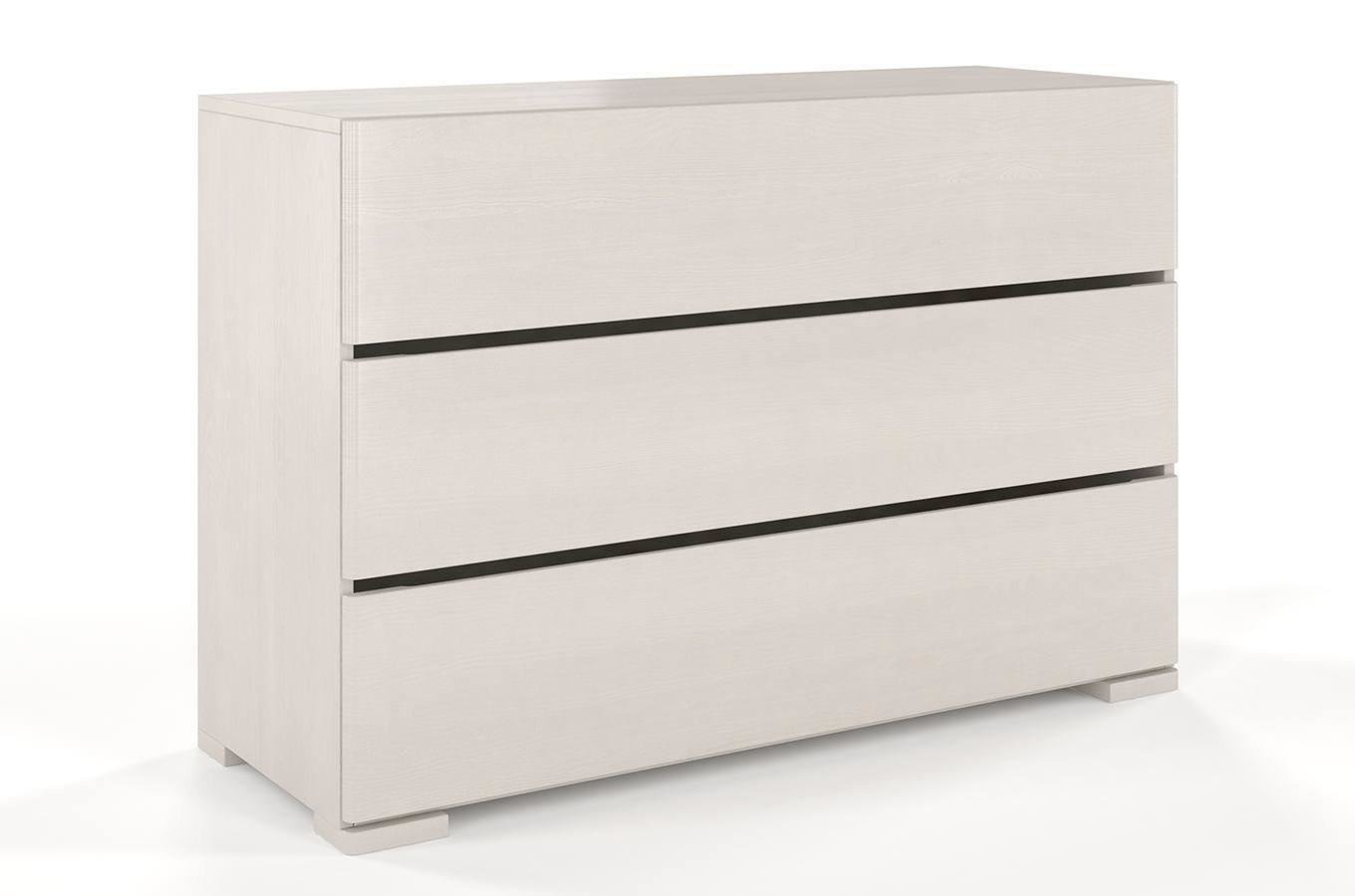 Drewniana komoda sosnowa Visby Sandemo 3S / kolor palisander