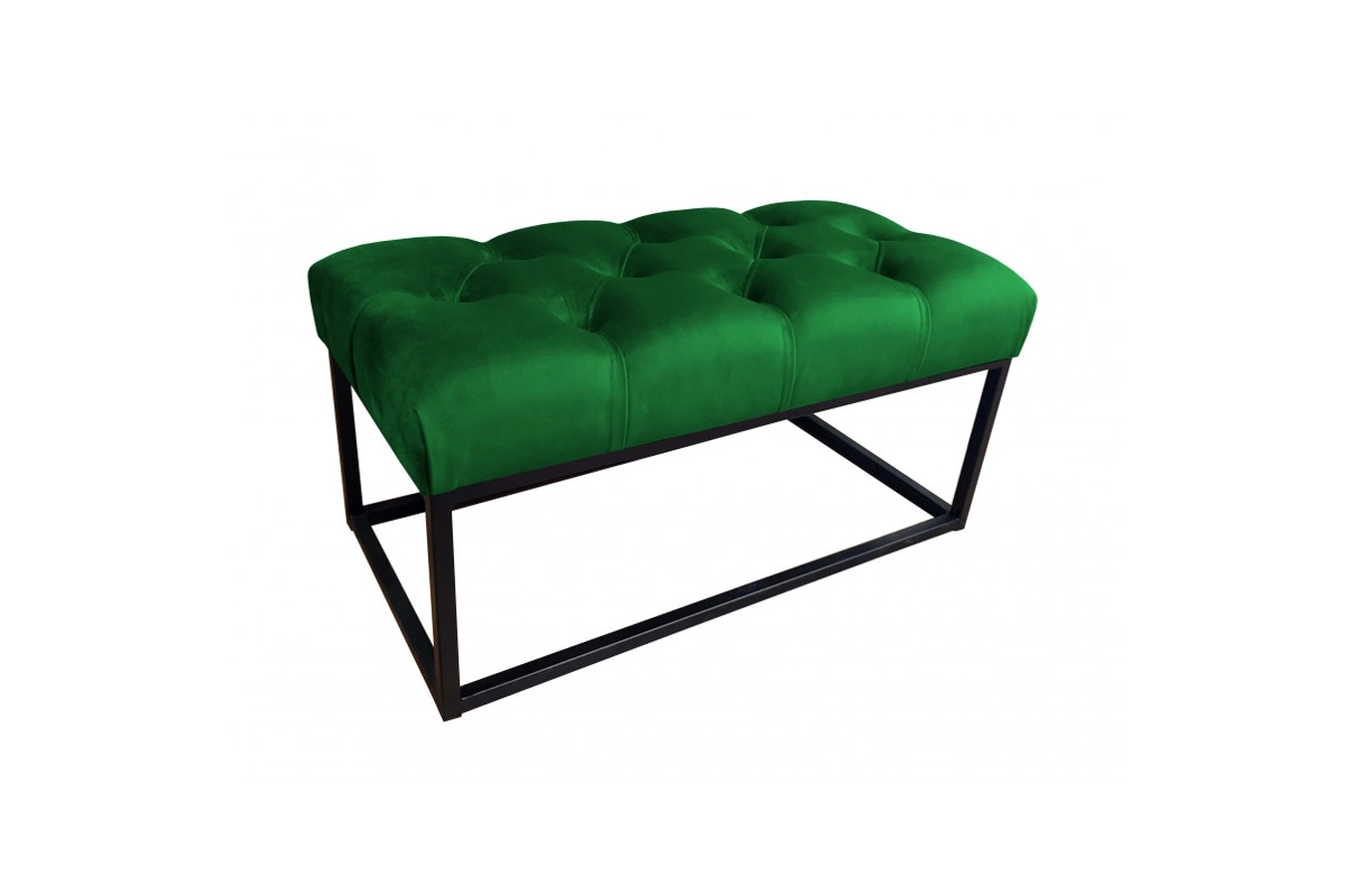 Tapicerowana ławka CITY na metalowych nogach / kolor tkaniny + podstawy do wyboru!