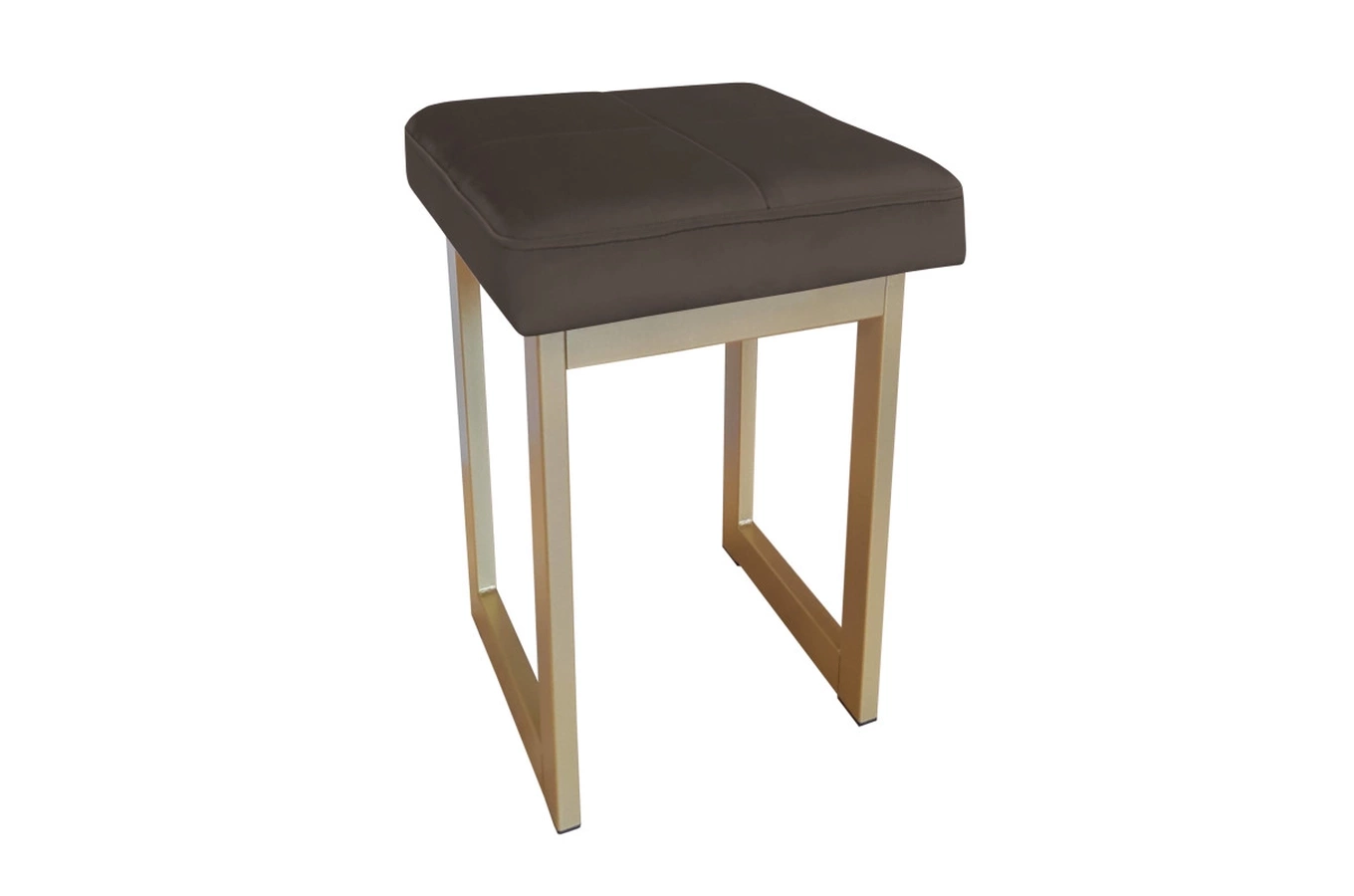 Tapicerowany taboret PRIMO na metalowych nogach / kolor tkaniny + podstawy do wyboru!