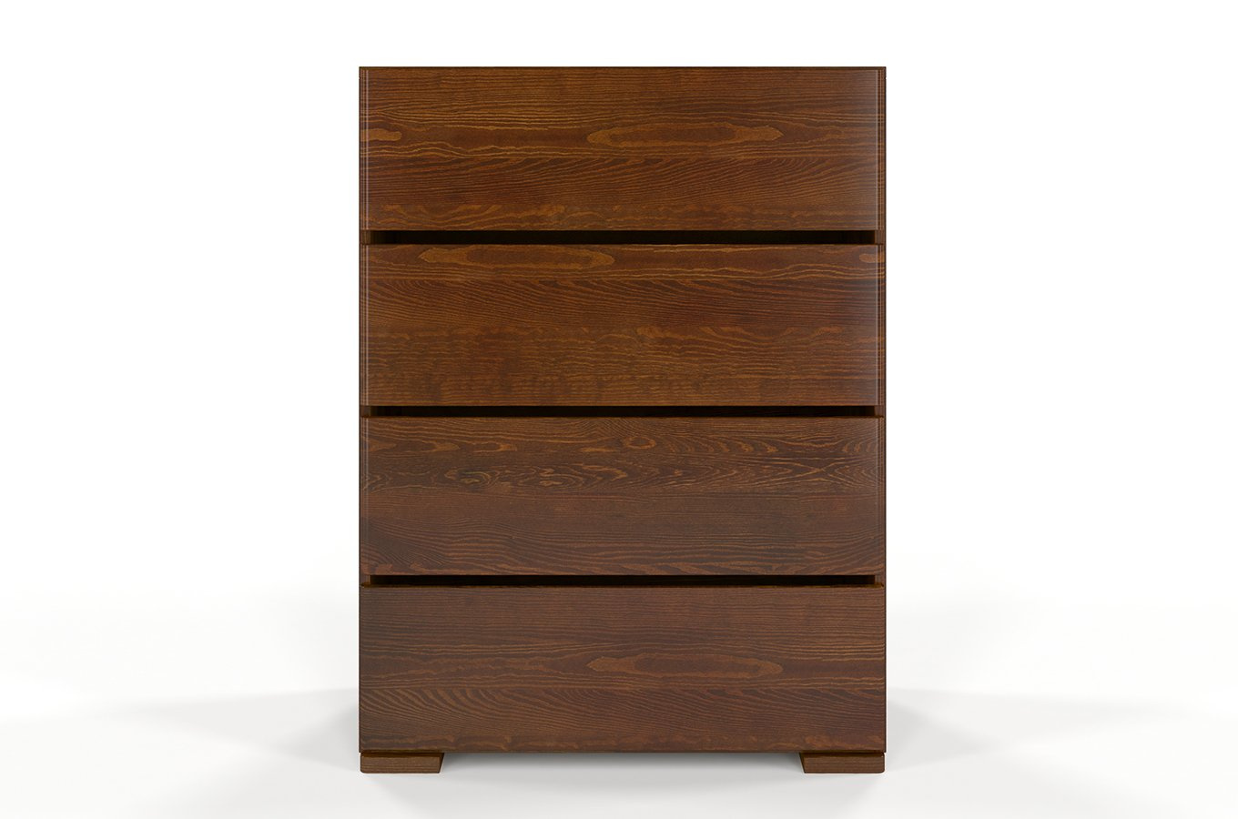 Drewniana komoda sosnowa Visby Sandemo 4S80 / szer. 80 cm