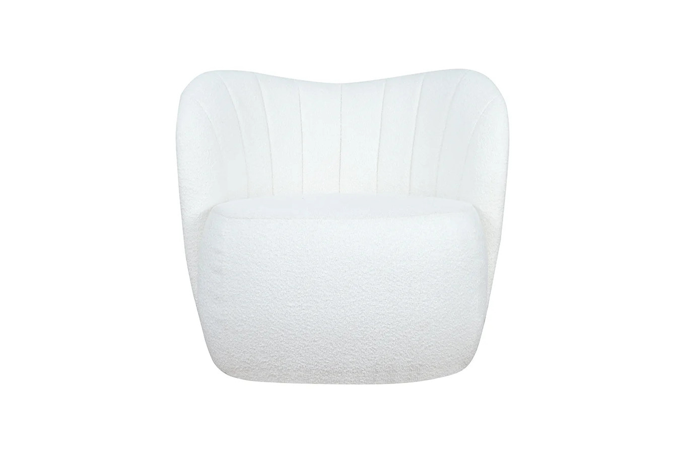 Fotel ELITUM z rozłożystym oparciem zdobionym przeszyciami