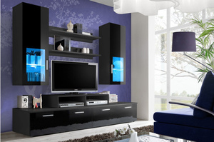 Nowoczesna meblościanka MINI / 3 warianty kolorystyczne / szer. 200 cm