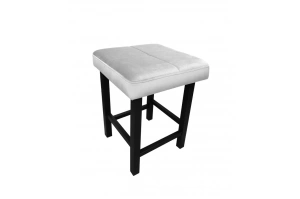 Tapicerowany taboret QUARTO na metalowych nogach / kolor tkaniny + wysokość do wyboru!