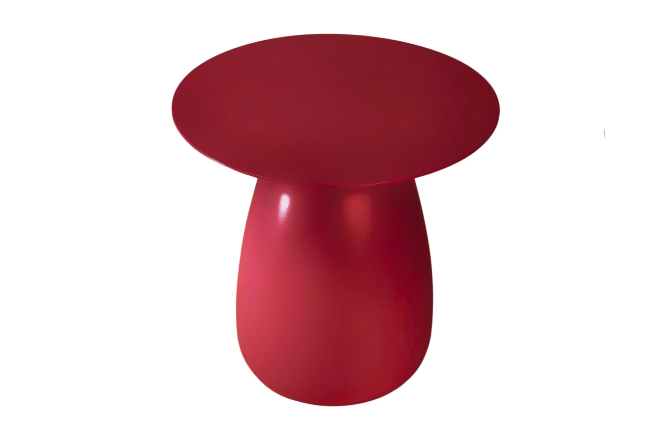 Stolik drewniany Kayani BAOBAB 34 różne kolory, wys. 34 cm / kolor bordowy