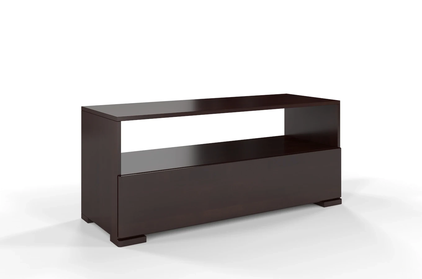 Drewniana szafka RTV bukowa Visby SANDEMO / szer. 120 cm