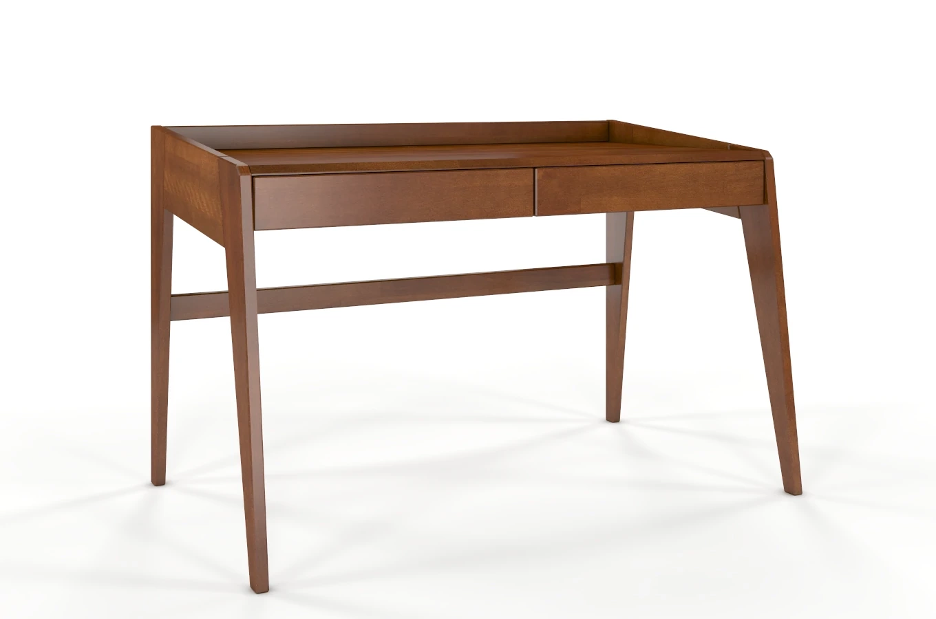 Drewniane bukowe biurko / toaletka z szufladami Visby LISA / 125x70 cm