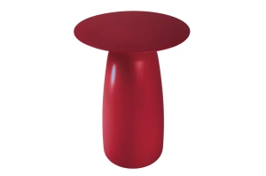 Stolik drewniany Kayani BAOBAB 44 różne kolory, wys. 44 cm / kolor bordowy