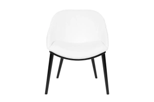 Drewniane krzesło KR-31 z tapicerowanym siedziskiem