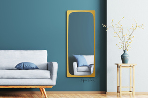Prostokątne lustro FELONI / rama dostępna w 4 kolorach
