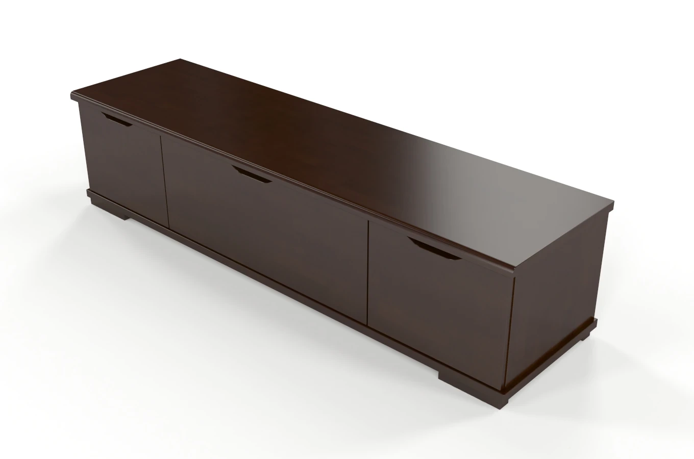 Drewniana szafka RTV bukowa Visby ARHUS z szufladami / szer. 157 cm