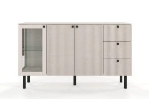 Komoda sosnowa Visby Norvik / szerokość 160 cm / kolor biały