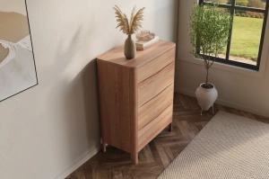 Drewniana komoda bukowa Visby MODENA 80