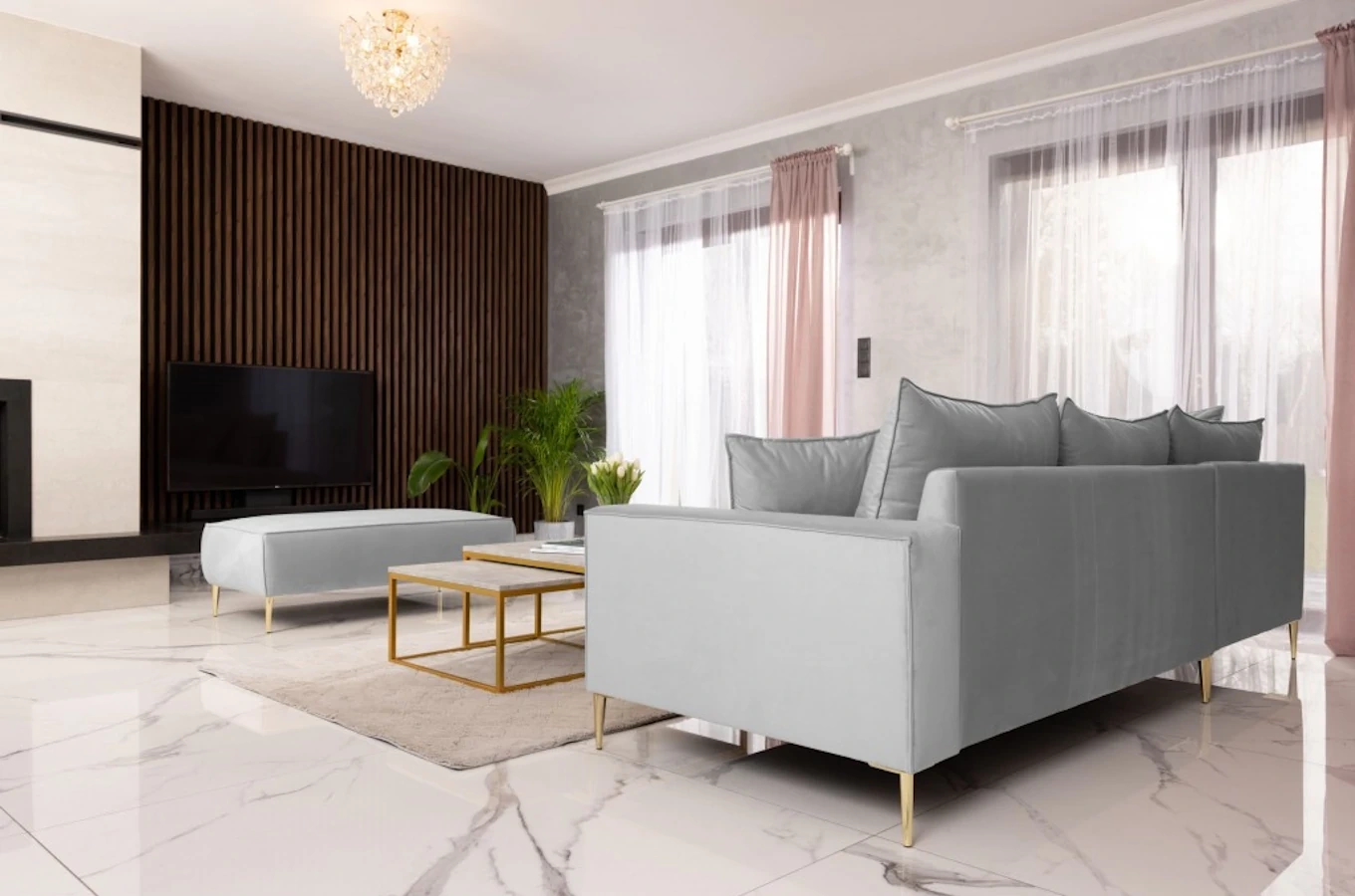 Nowoczesny narożnik VANILLA