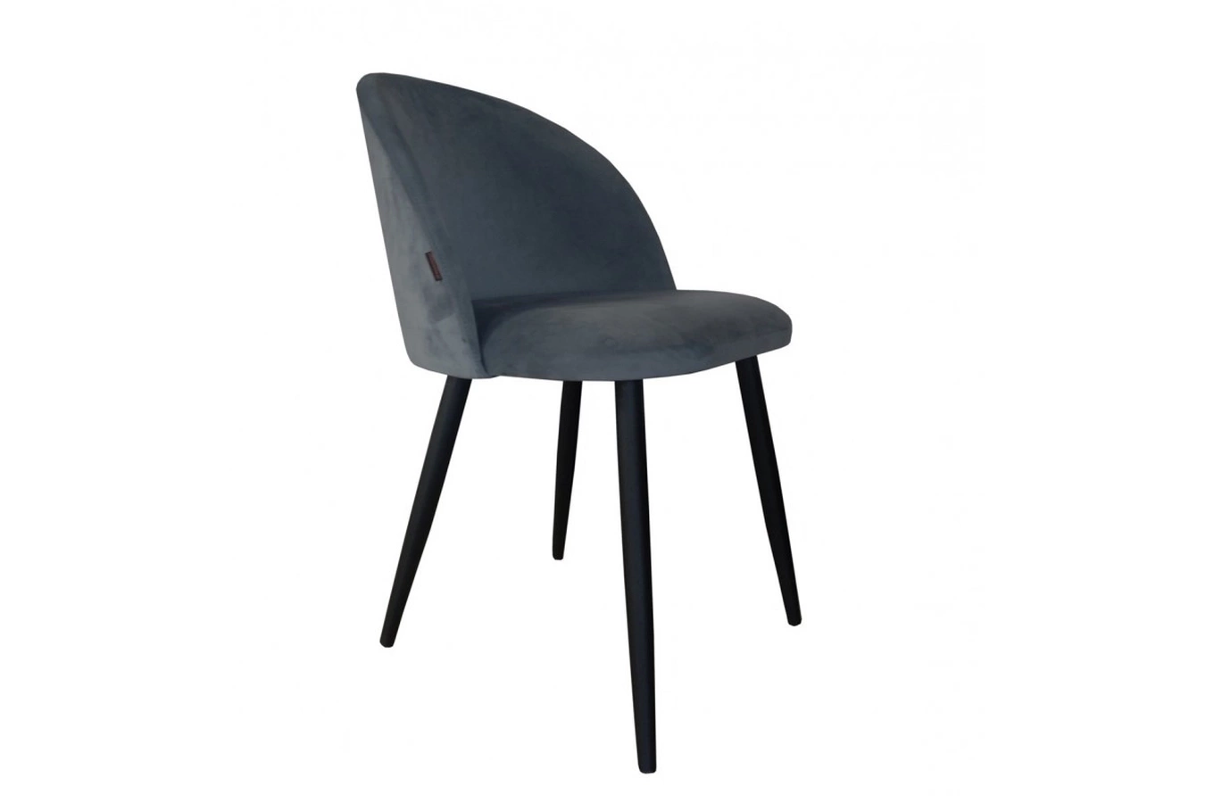 Tapicerowane krzesło CELYN na metalowych nogach