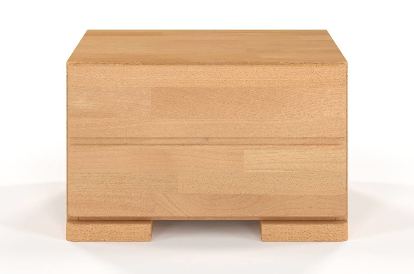 Drewniana szafka nocna bukowa Visby Sandemo 1S / szer. 40 cm