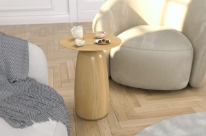 Stolik drewniany Kayani BAOBAB 44 różne kolory, wys. 44 cm 