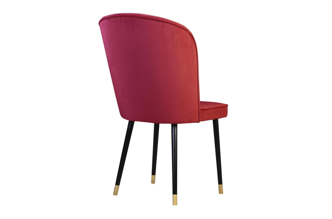 Krzesło tapicerowane CORNELIA z pionowymi przeszyciami