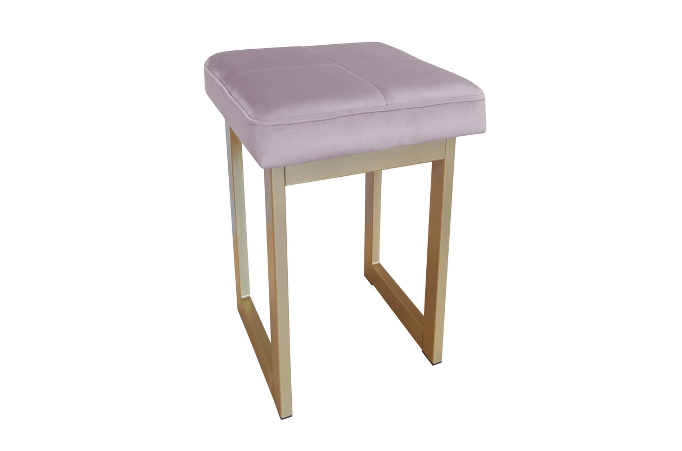 Tapicerowany taboret PRIMO na metalowych nogach / kolor tkaniny + podstawy do wyboru!