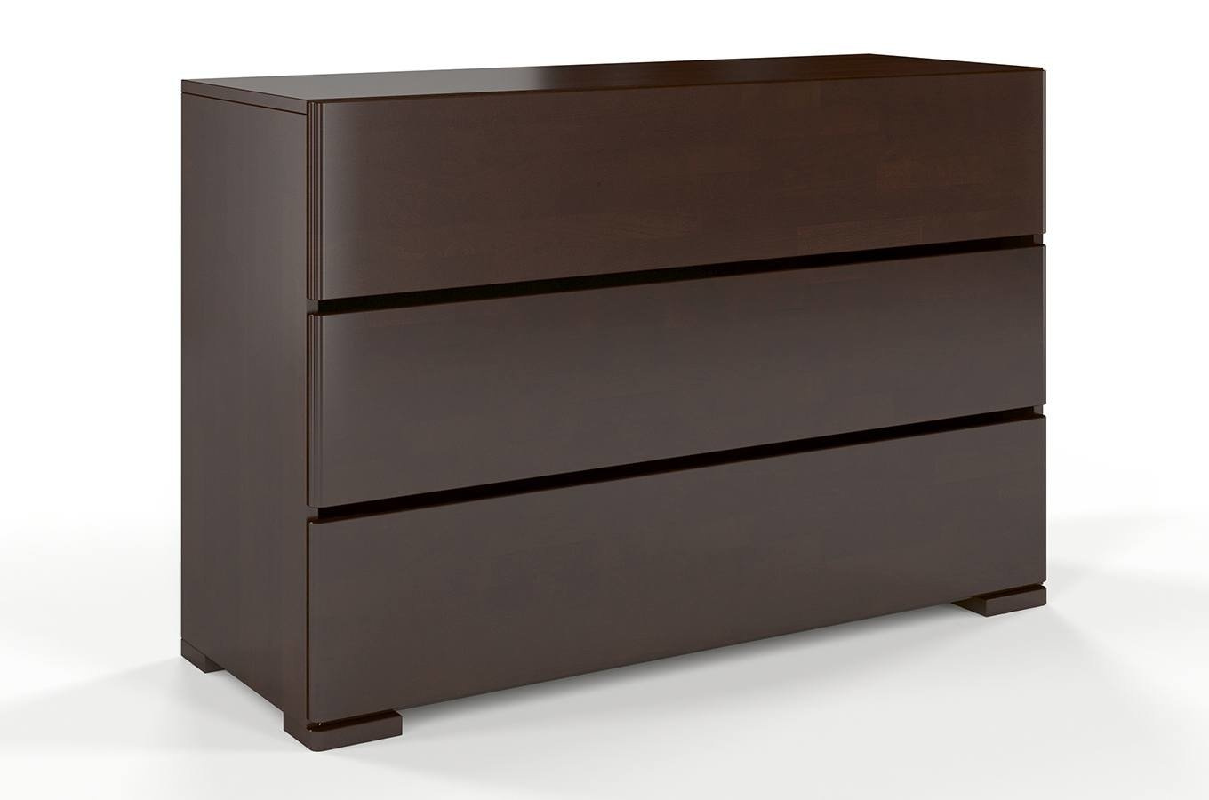 Drewniana komoda bukowa Visby Sandemo 3S / kolor palisander