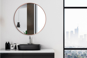 Okrągłe lustro SCANDINAVIA DELICATE / rama dostępna w 5 kolorach
