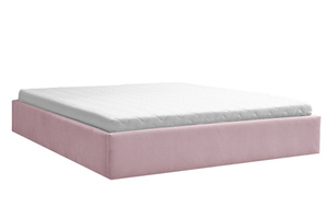 Klasyczne łóżko tapicerowane do sypialni ROLAND - bez zagłówka