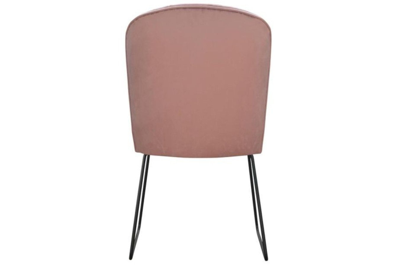 Krzesło tapicerowane CORNELIA U z pionowymi przeszyciami