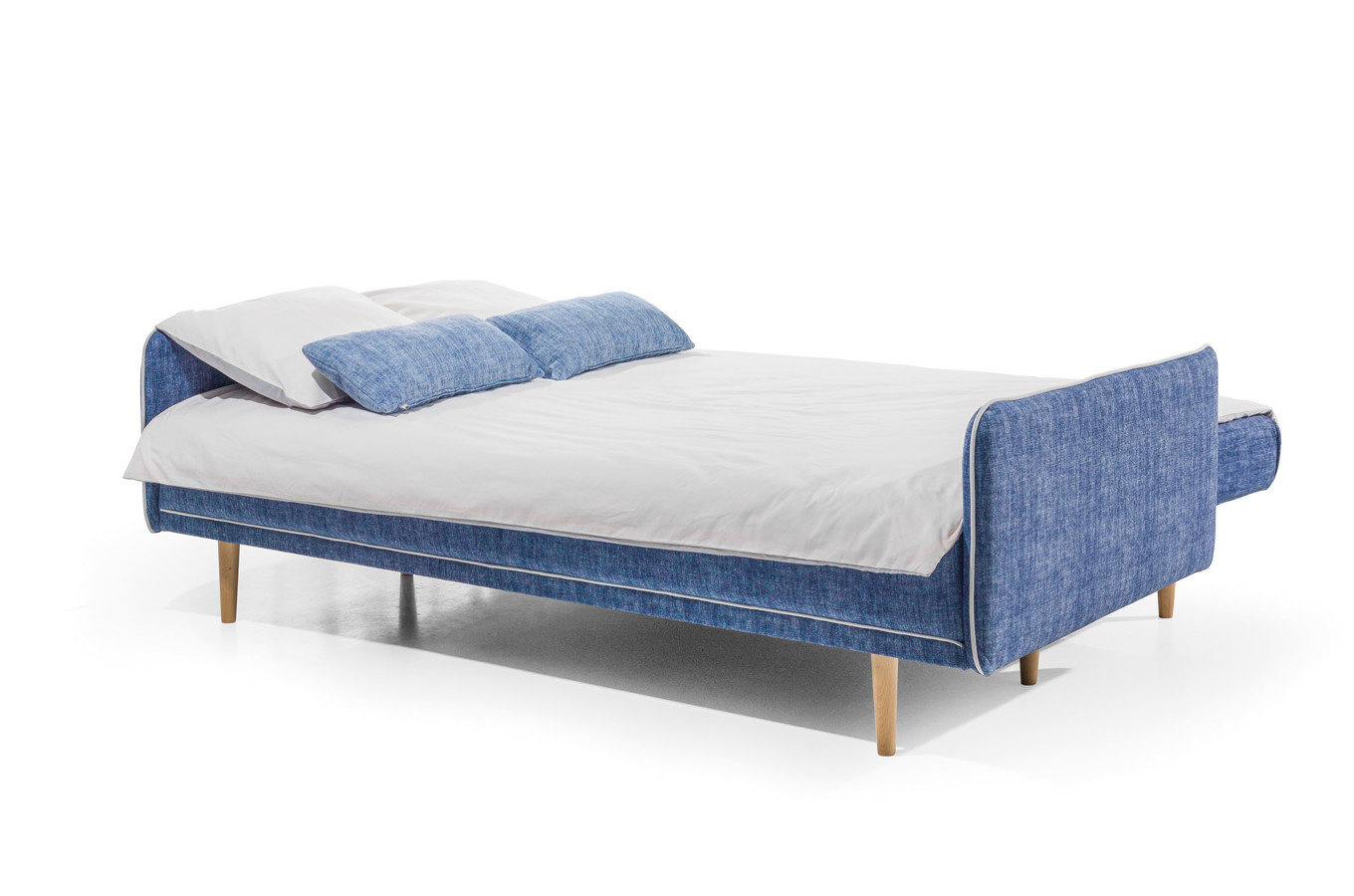 Nowoczesna sofa CORDOBA z funkcją spania i pojemnikiem na pościel